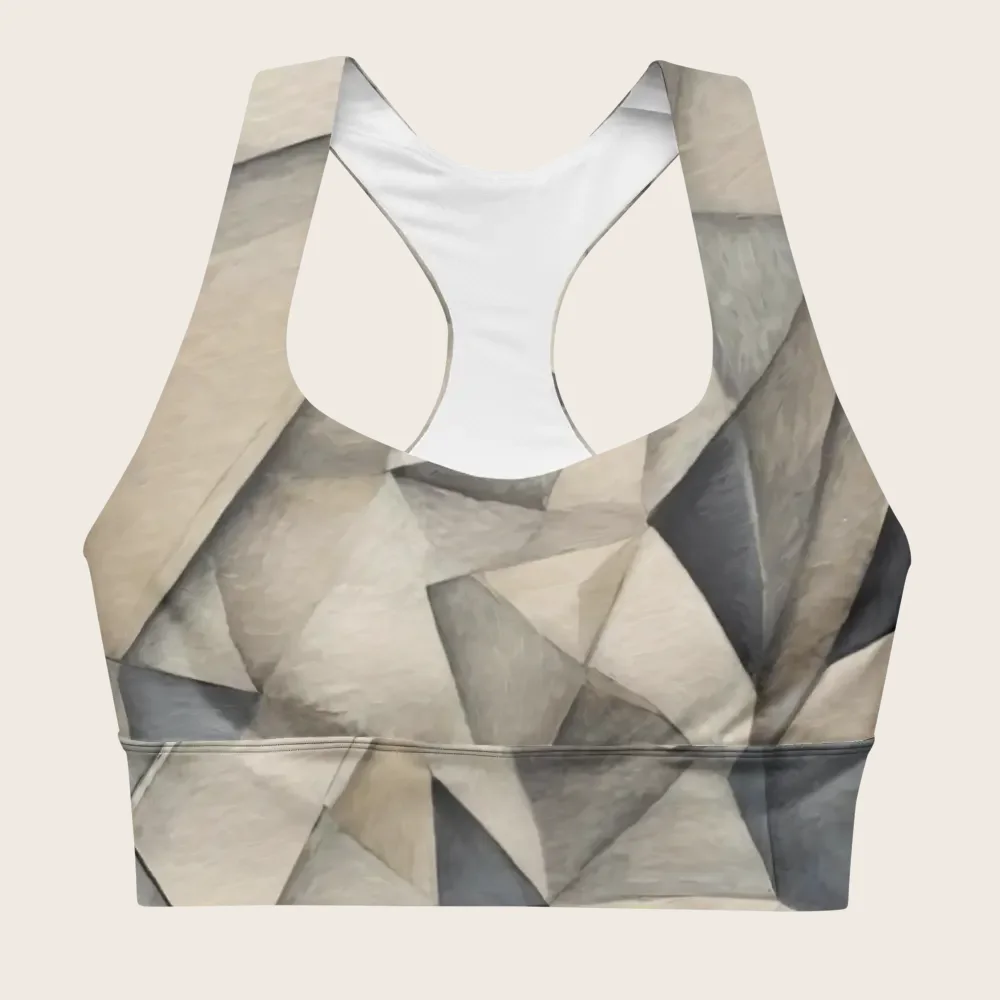 Longline Sports Bra on model