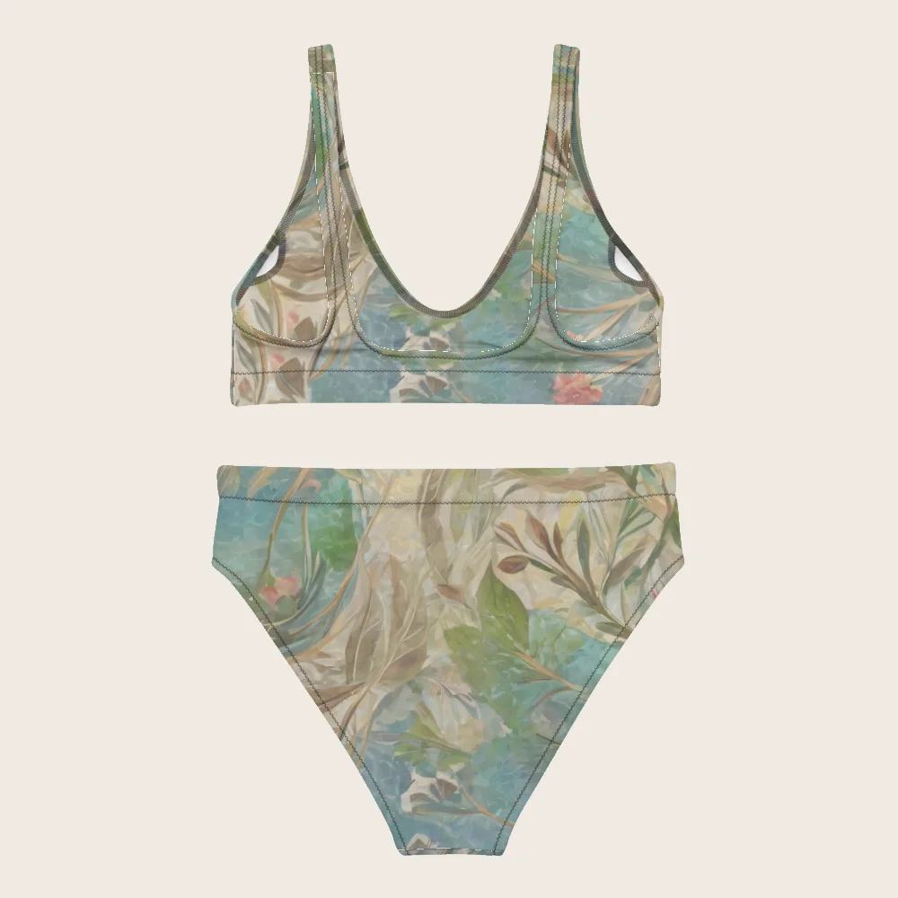 High-Waisted Bikini on model