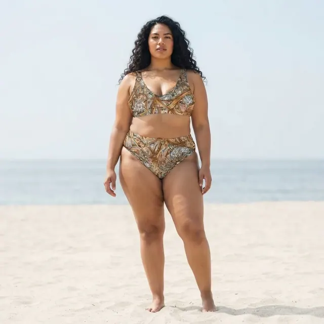 High-Waisted Bikini, one-of-one design 40341A1E