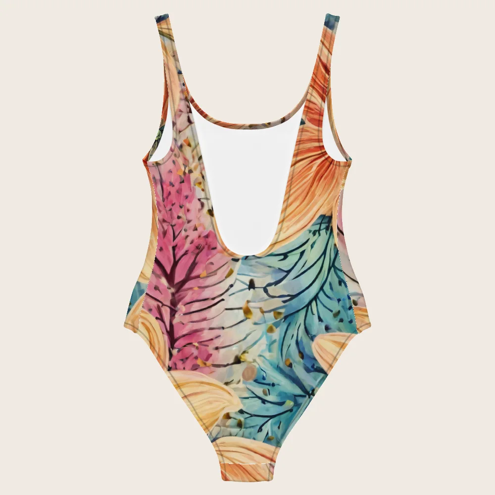 One-Piece Swimsuit on model