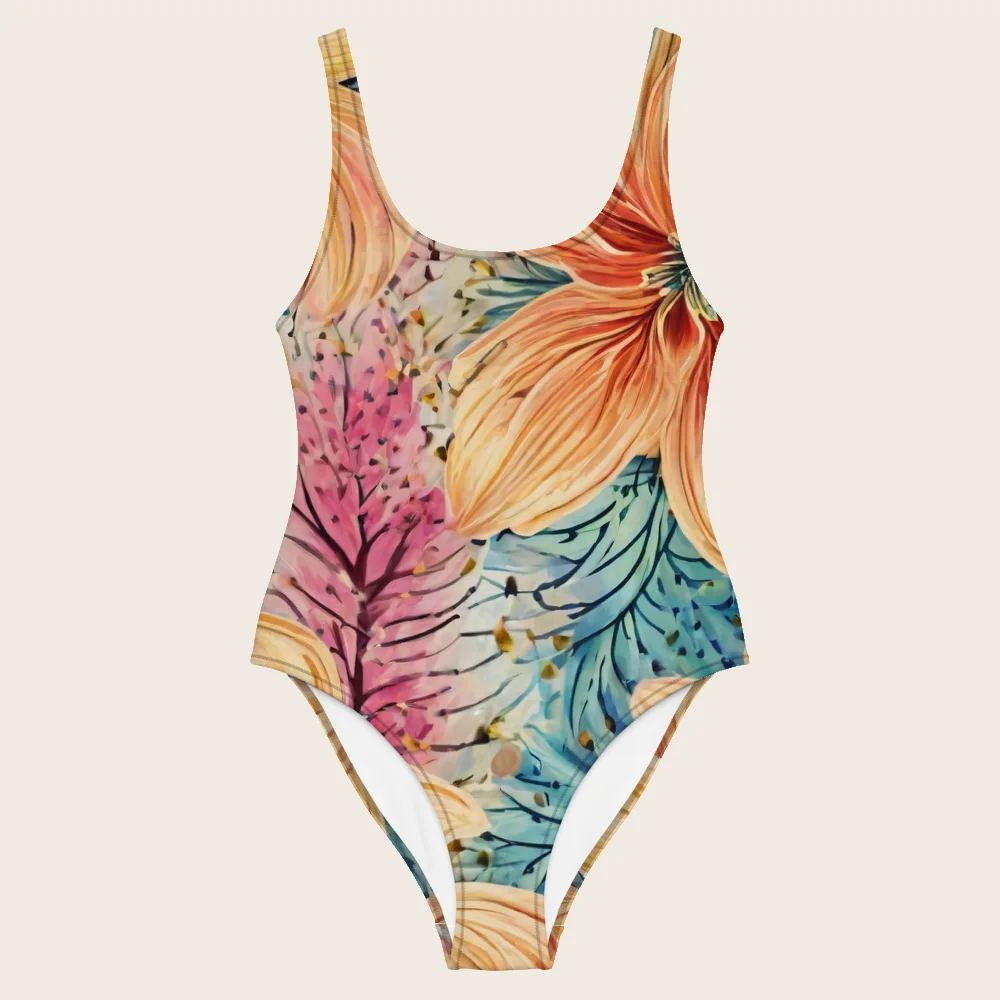 One-Piece Swimsuit on model