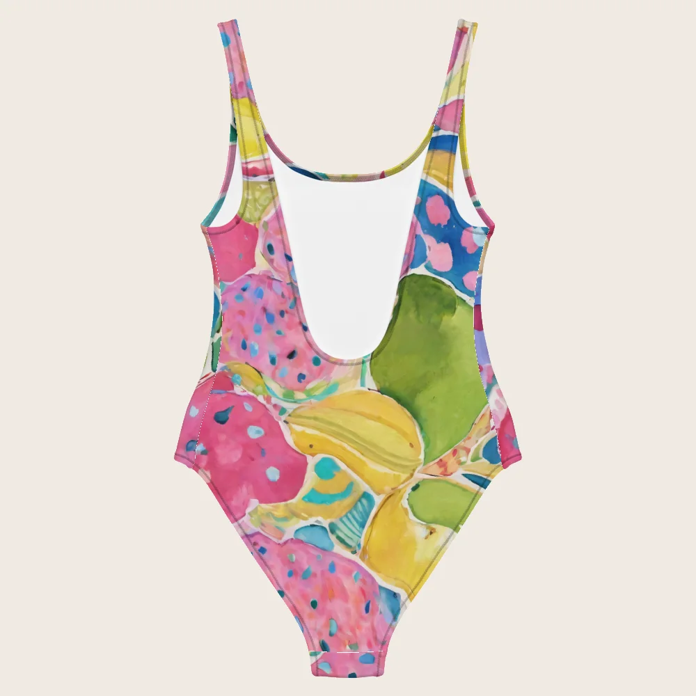 One-Piece Swimsuit on model