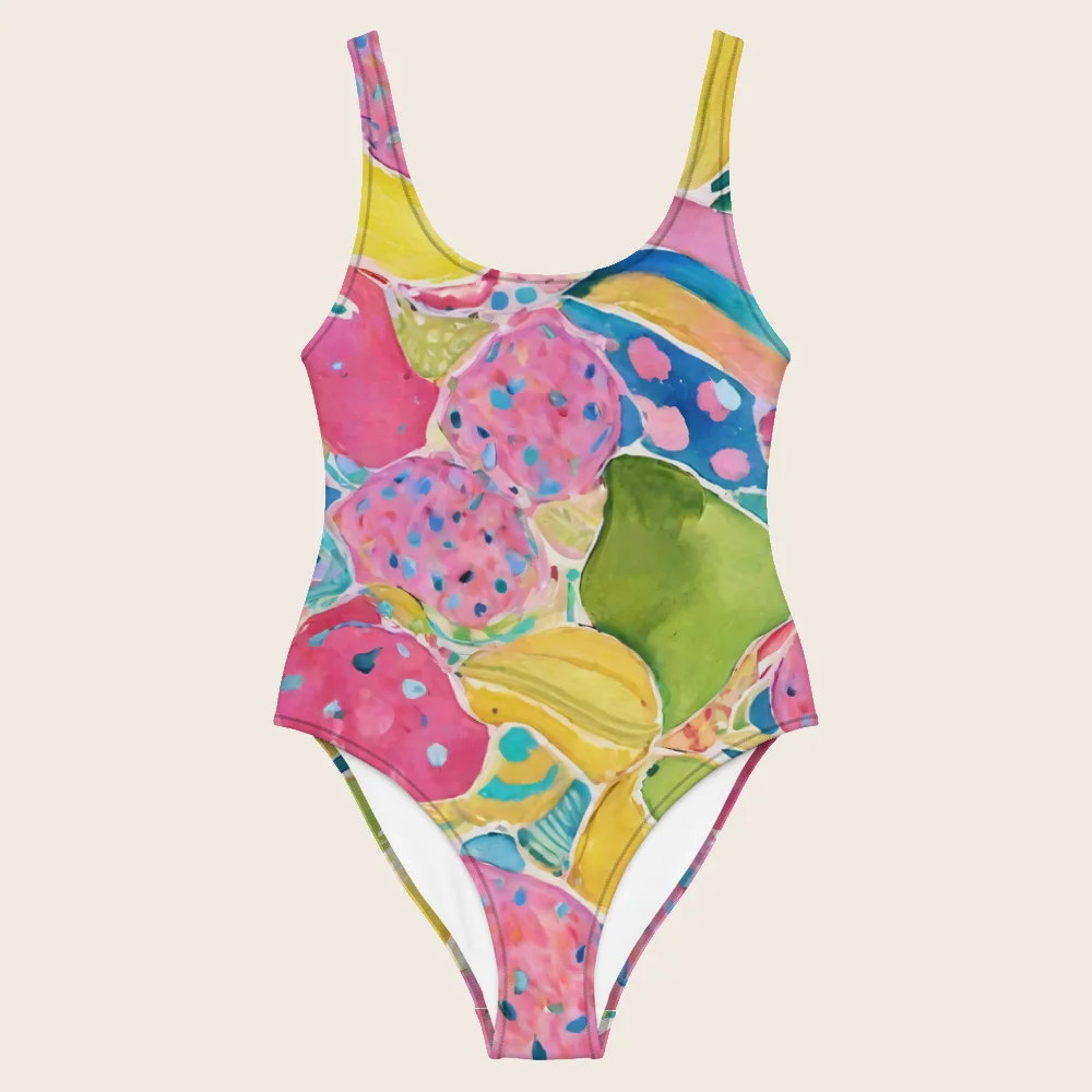 One-Piece Swimsuit on model