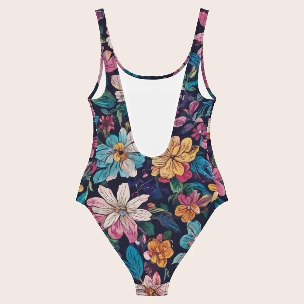 One-Piece Swimsuit on model