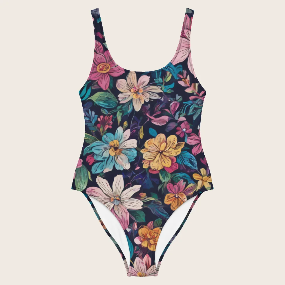One-Piece Swimsuit on model