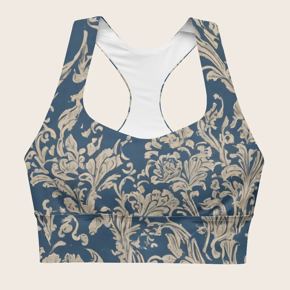 Longline Sports Bra on model