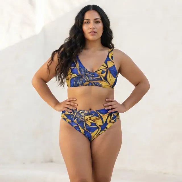 High-Waisted Bikini, one-of-one design 72ECE89F