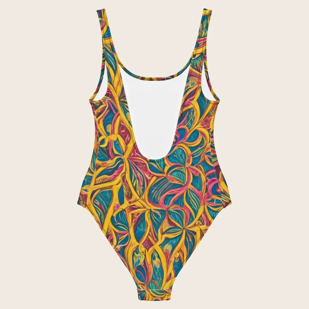 One-Piece Swimsuit on model