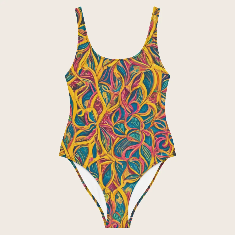 One-Piece Swimsuit on model