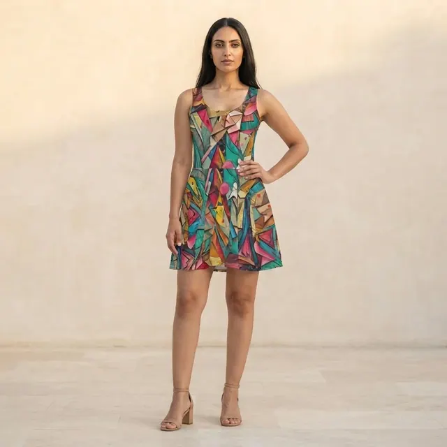 Skater Dress, one-of-one design BCDD5E0F