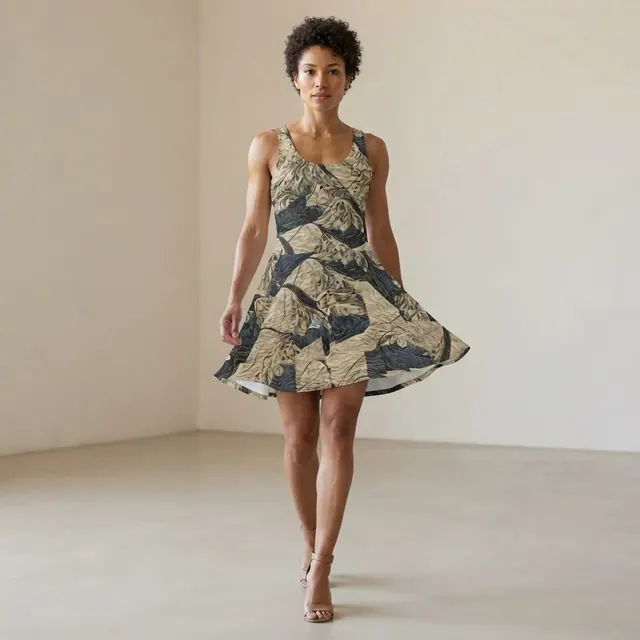 Skater Dress, one-of-one design 2F30F070
