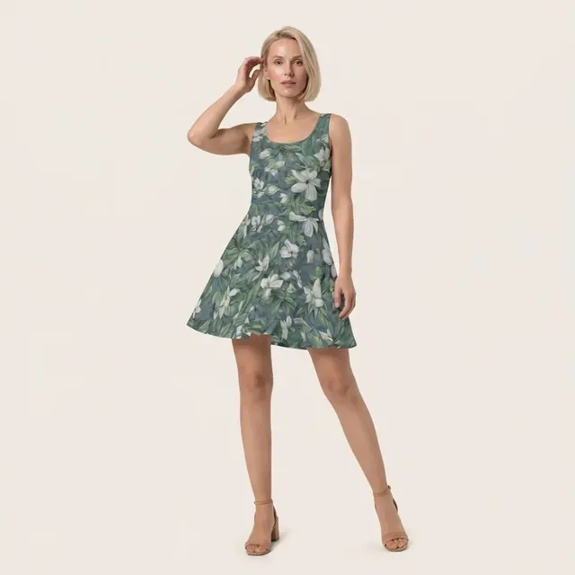 Skater Dress, one-of-one design 9259342C