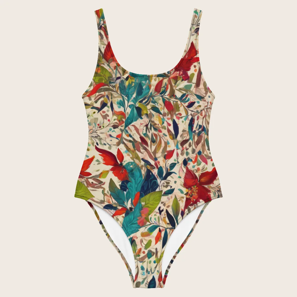 One-Piece Swimsuit on model