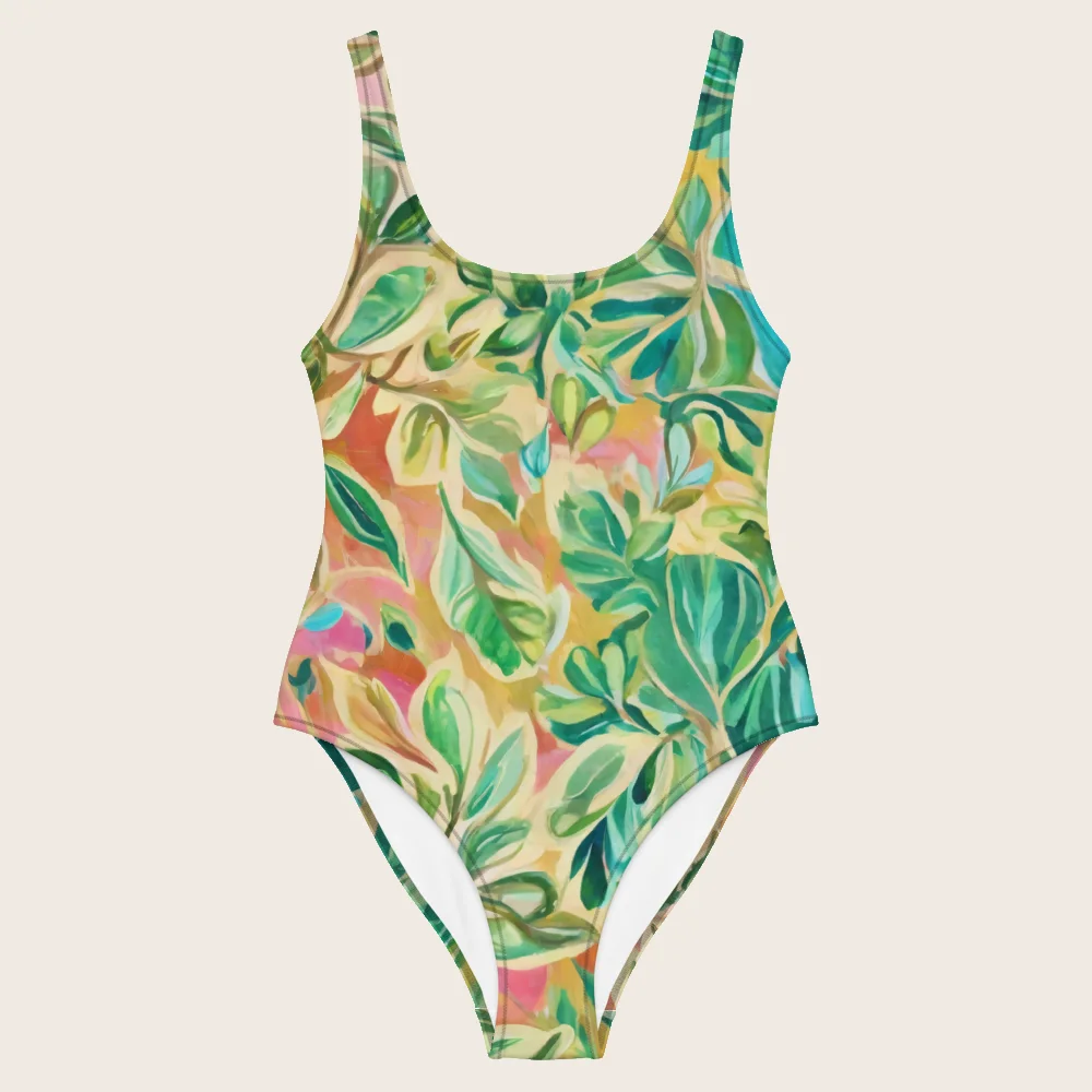 One-Piece Swimsuit on model