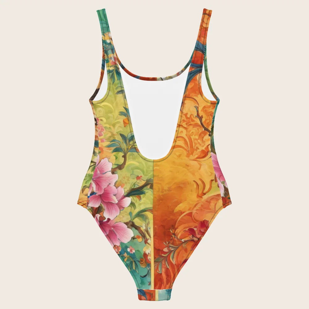One-Piece Swimsuit on model
