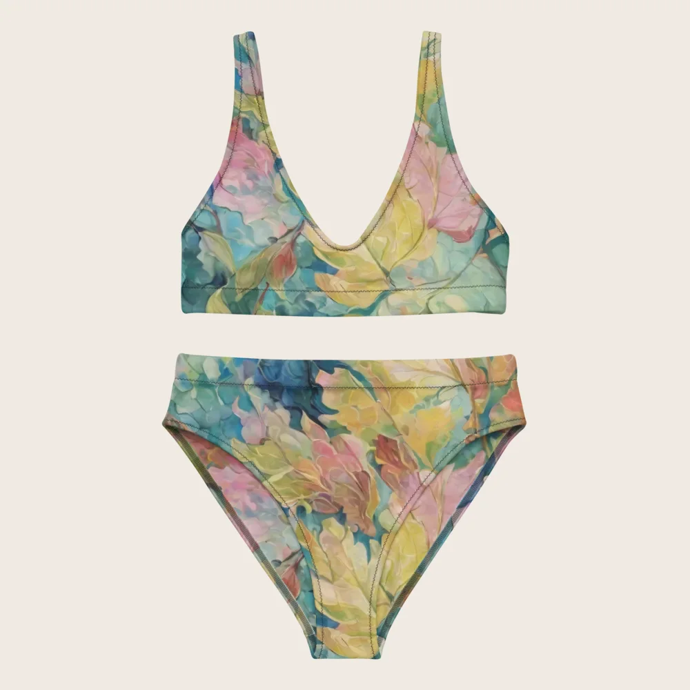 High-Waisted Bikini on model