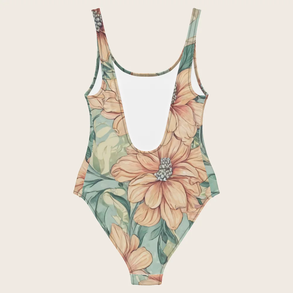 One-Piece Swimsuit on model