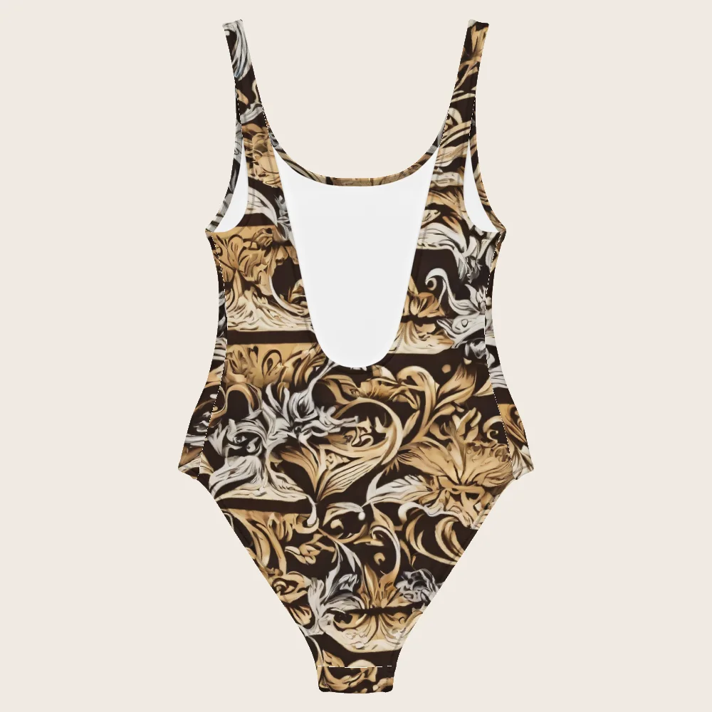 One-Piece Swimsuit on model