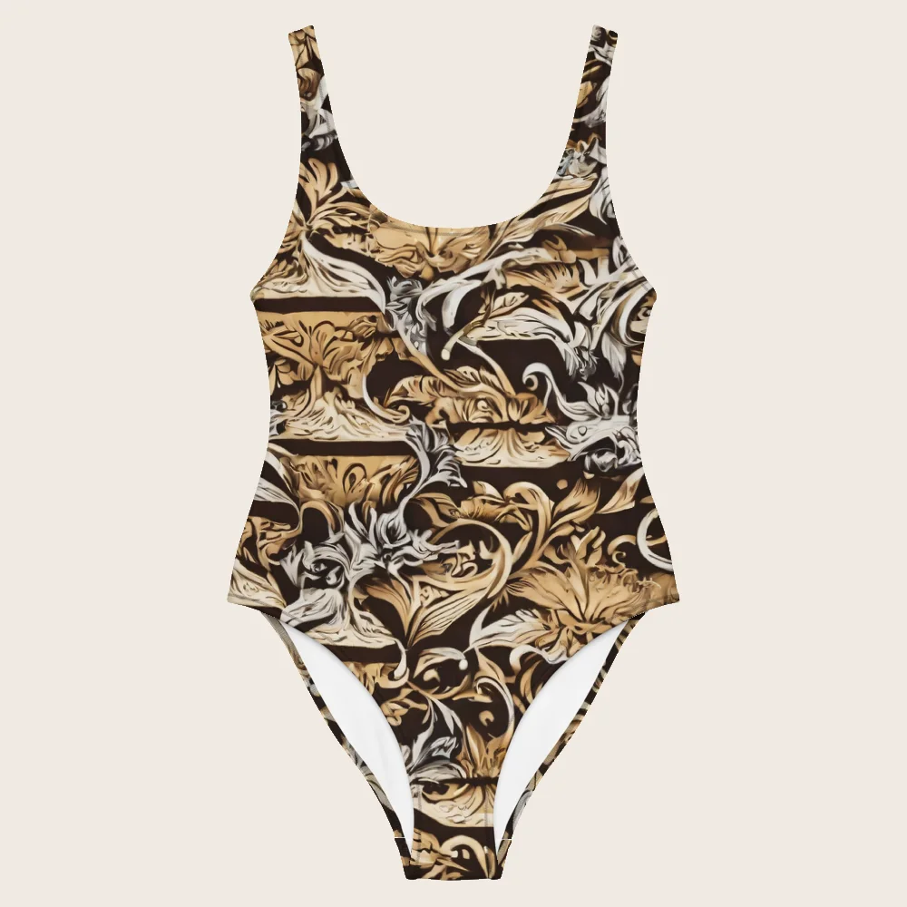 One-Piece Swimsuit on model