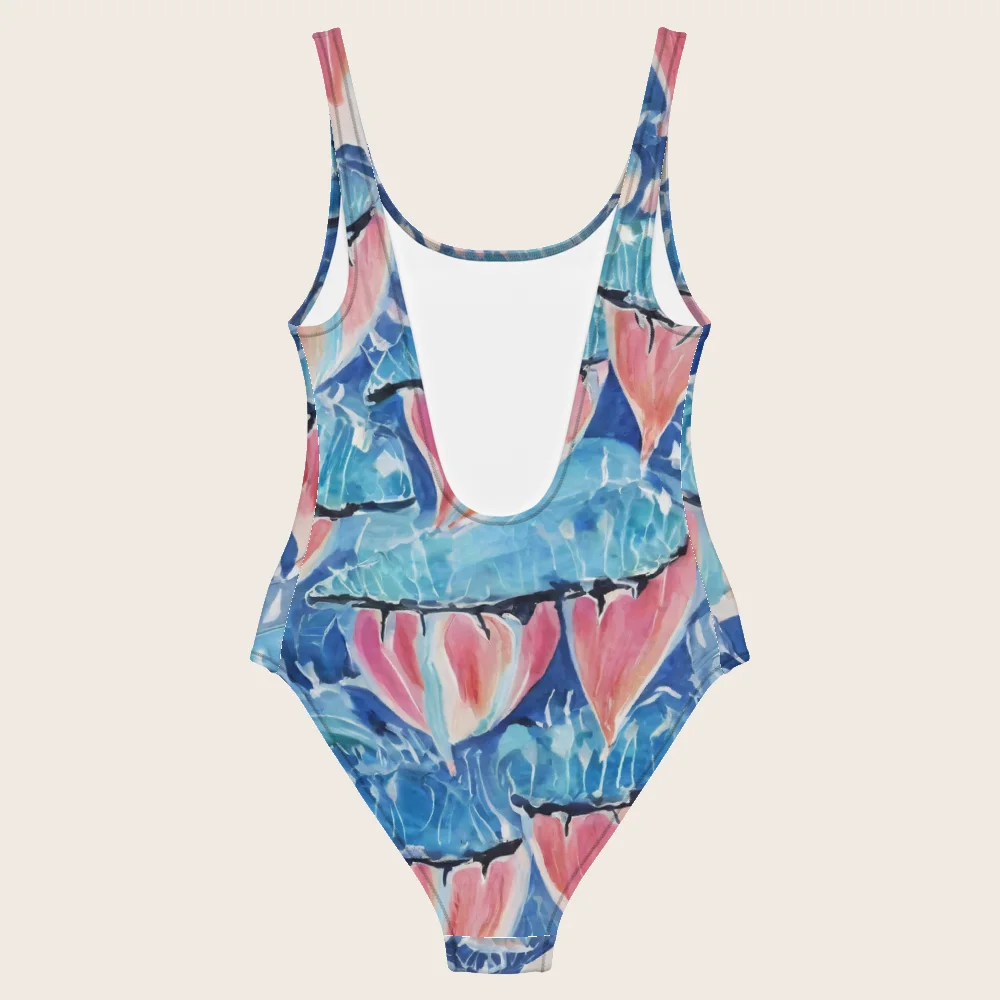 One-Piece Swimsuit on model