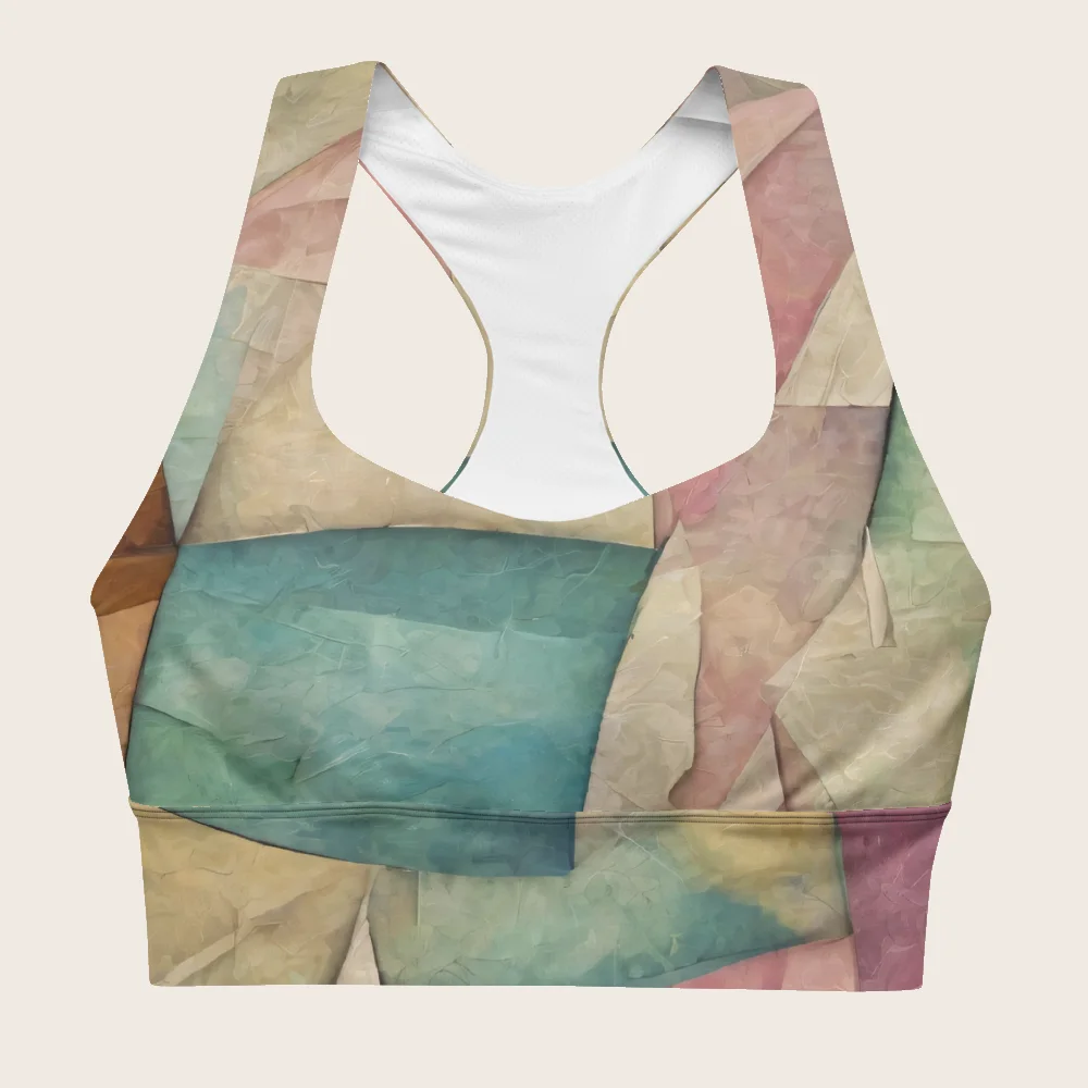 Longline Sports Bra on model