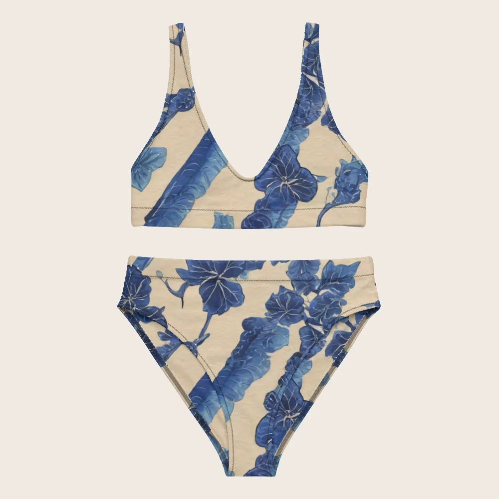High-Waisted Bikini on model