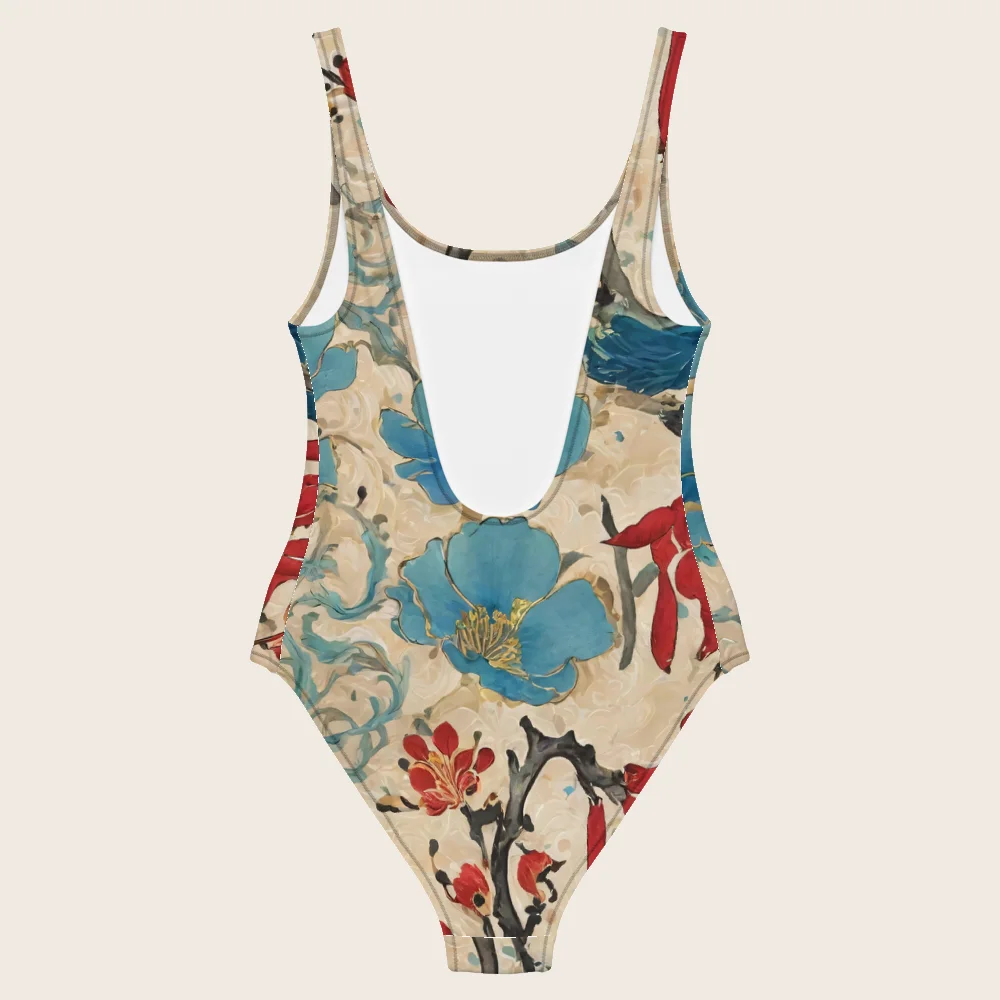 One-Piece Swimsuit on model
