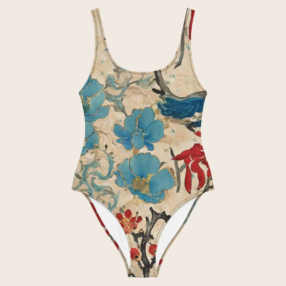 One-Piece Swimsuit on model