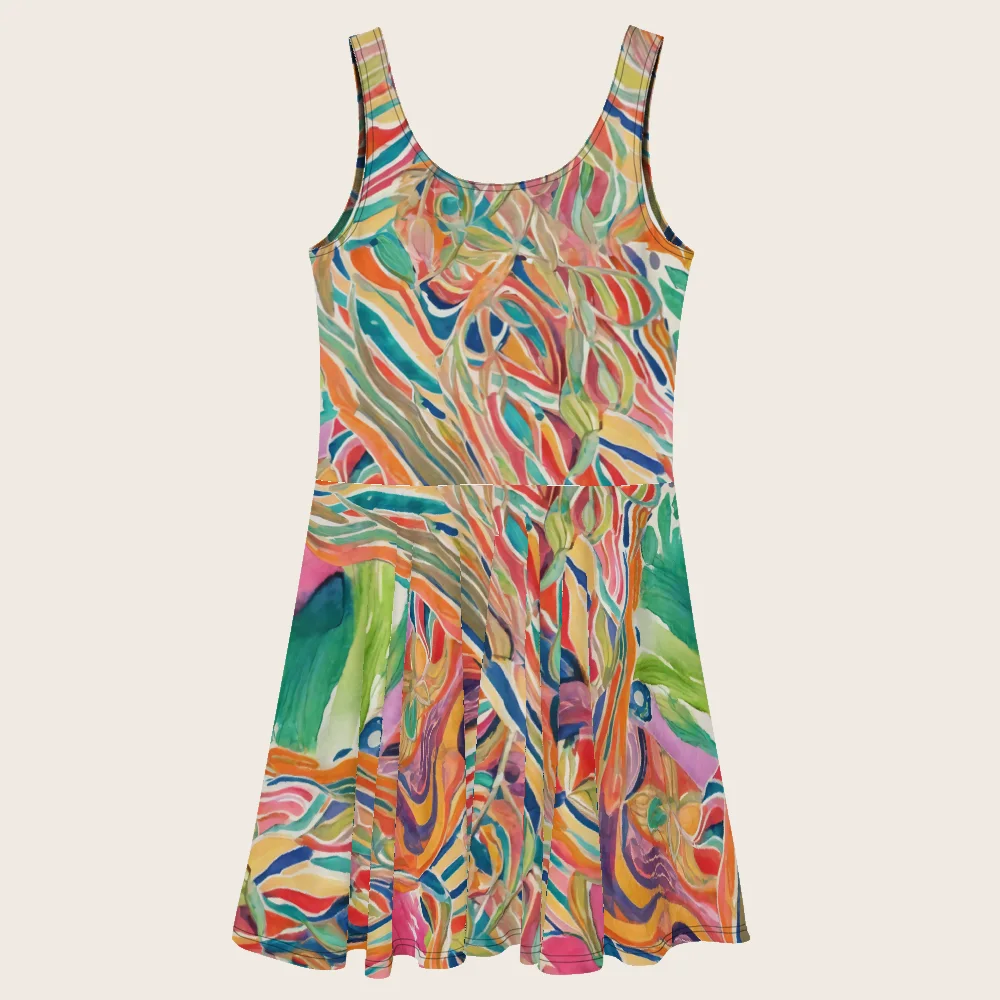 Skater Dress on model