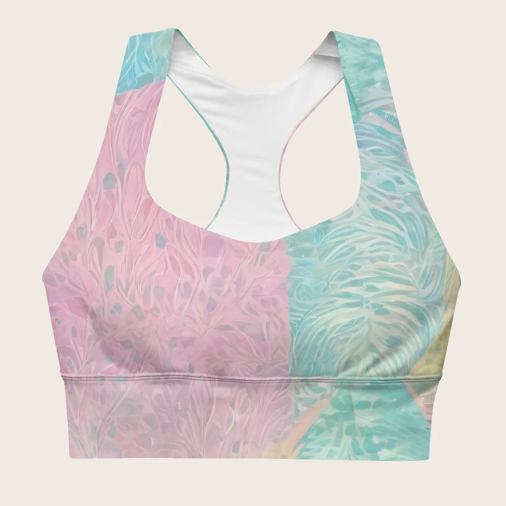 Longline Sports Bra on model