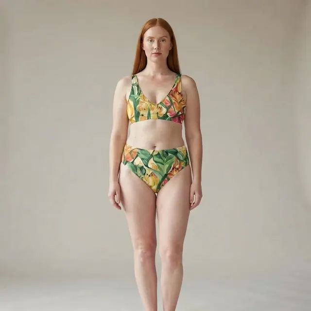 High-Waisted Bikini, one-of-one design BFB7C34E