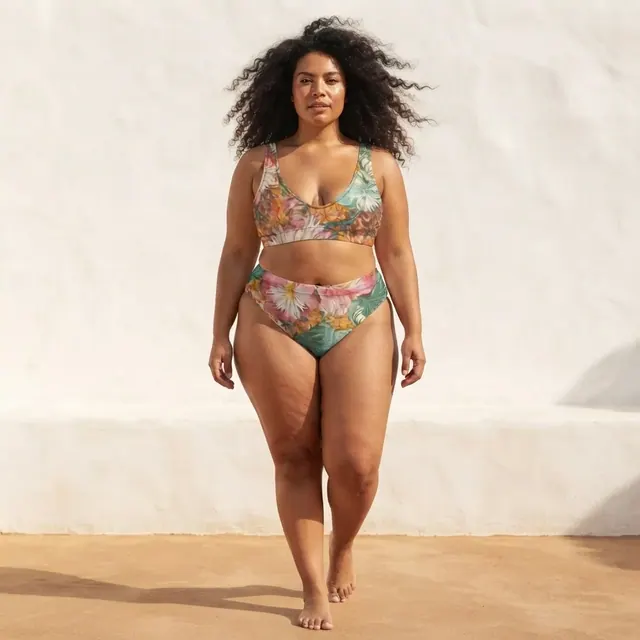 High-Waisted Bikini, one-of-one design D2E1E864