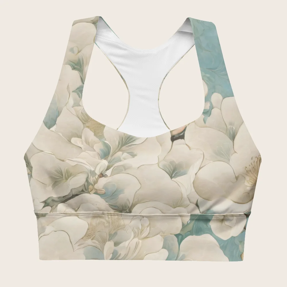 Longline Sports Bra on model