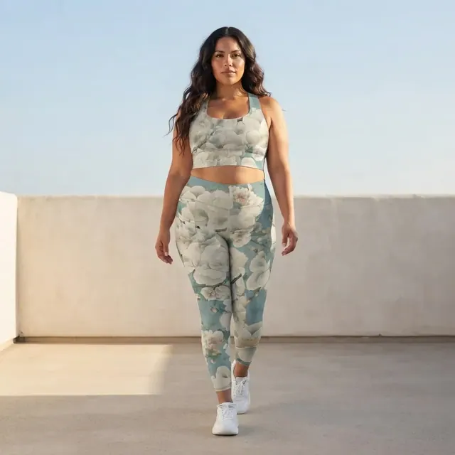 Longline Sports Bra, one-of-one design EE062C3E