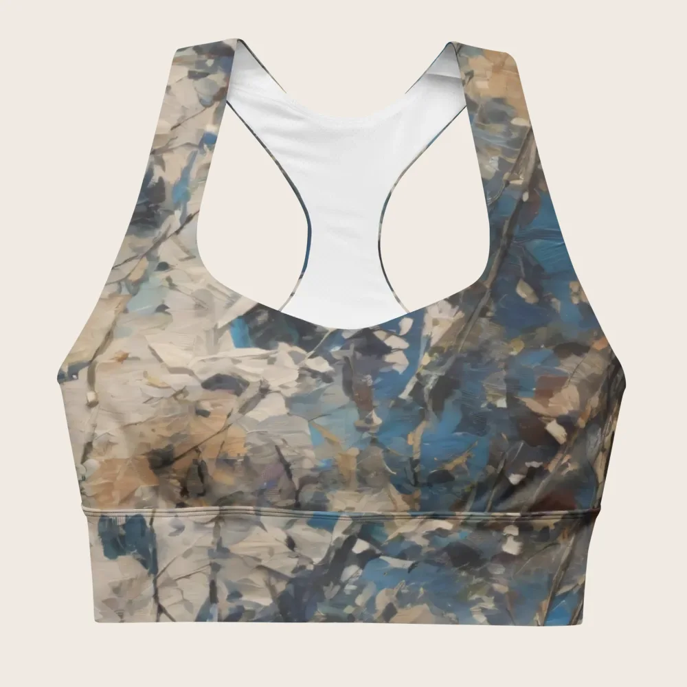 Longline Sports Bra on model