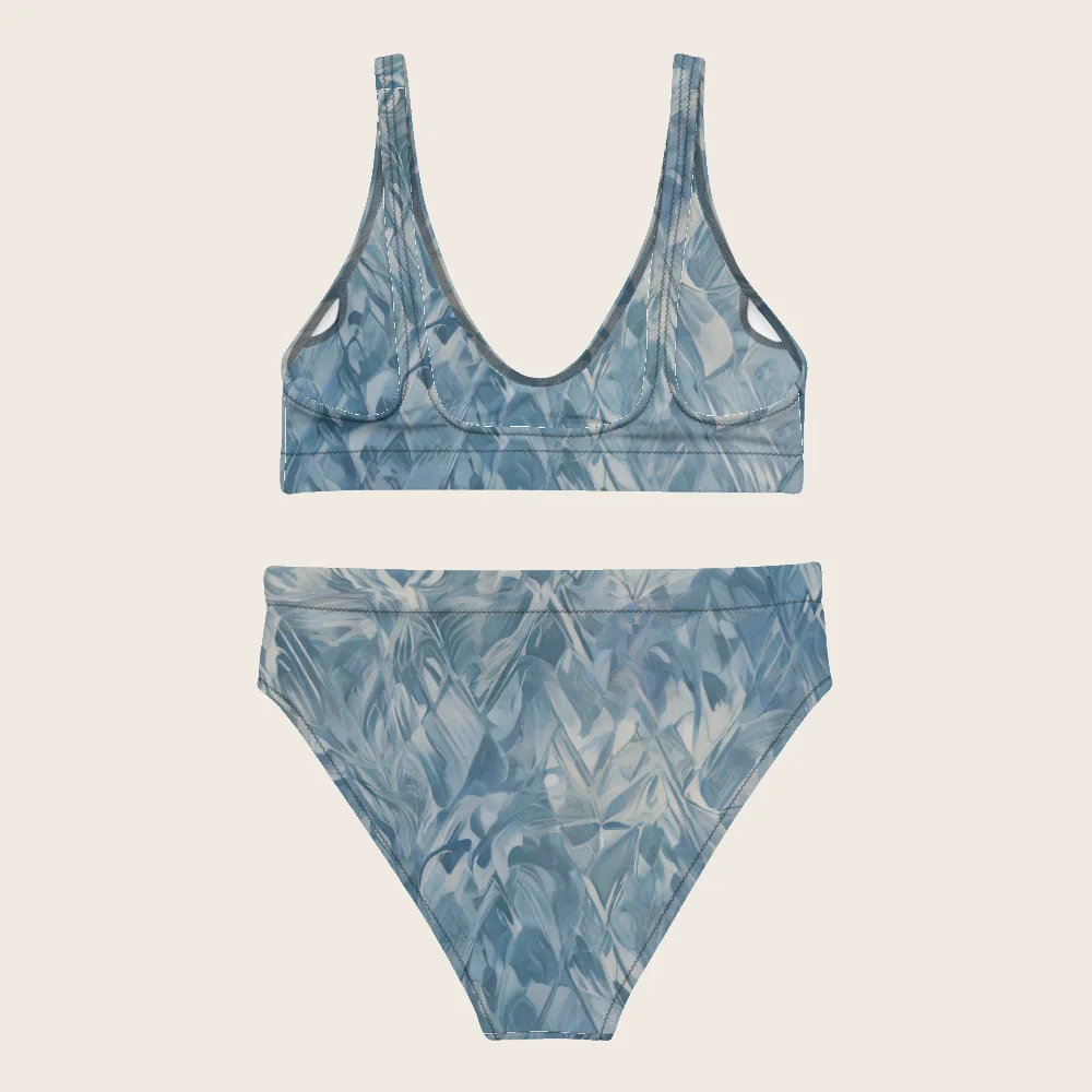 High-Waisted Bikini on model