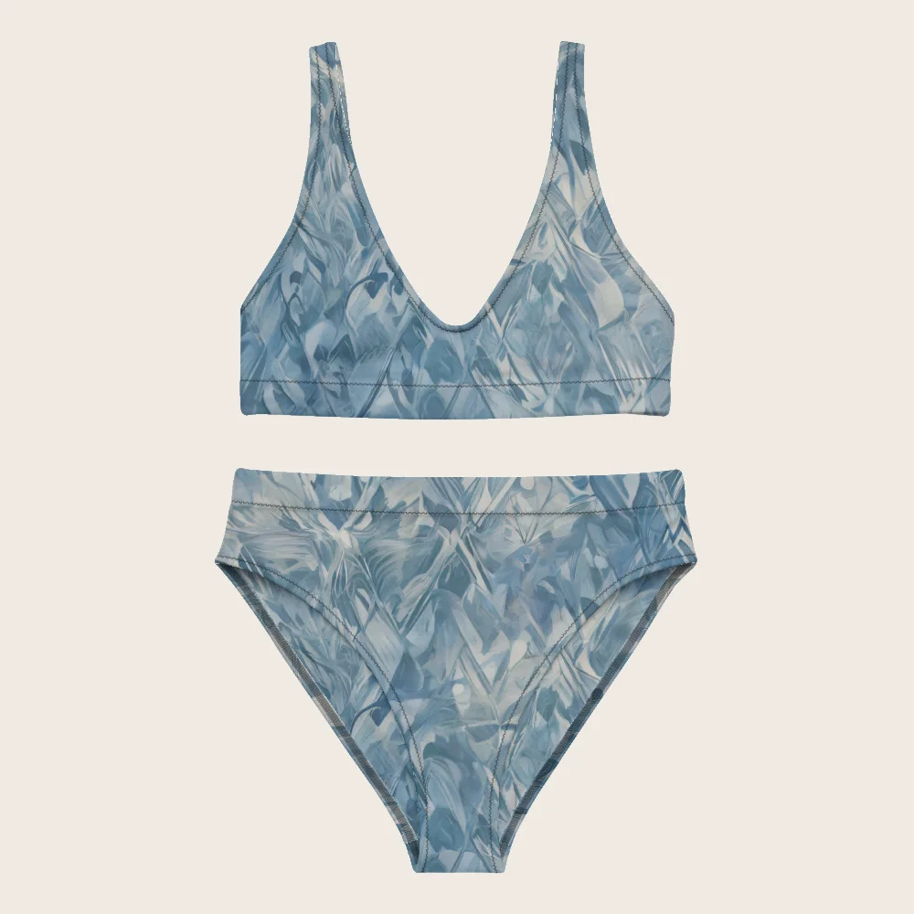 High-Waisted Bikini on model