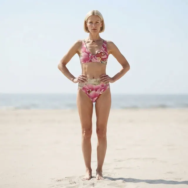 High-Waisted Bikini, one-of-one design 824AEF6C