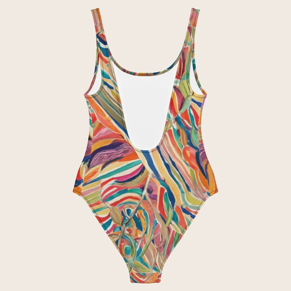 One-Piece Swimsuit on model