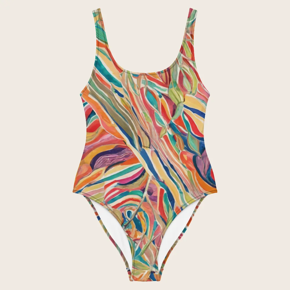 One-Piece Swimsuit on model