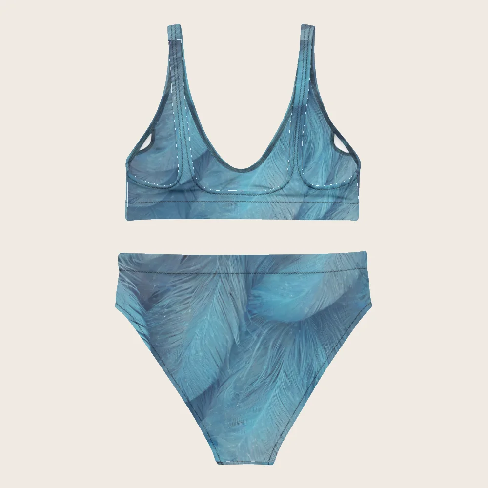 High-Waisted Bikini on model