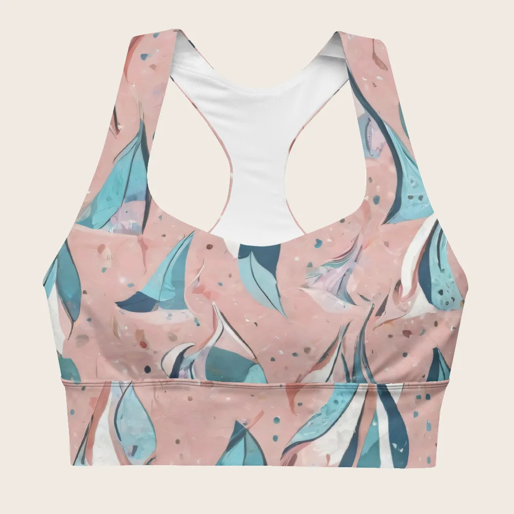 Longline Sports Bra on model