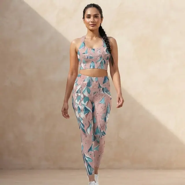 Longline Sports Bra, one-of-one design 8AF50EAE