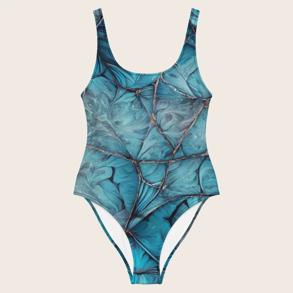 One-Piece Swimsuit on model