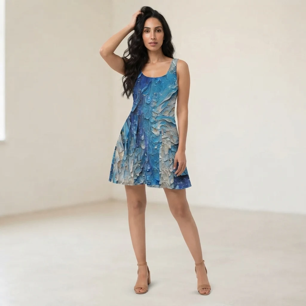 Skater Dress on model