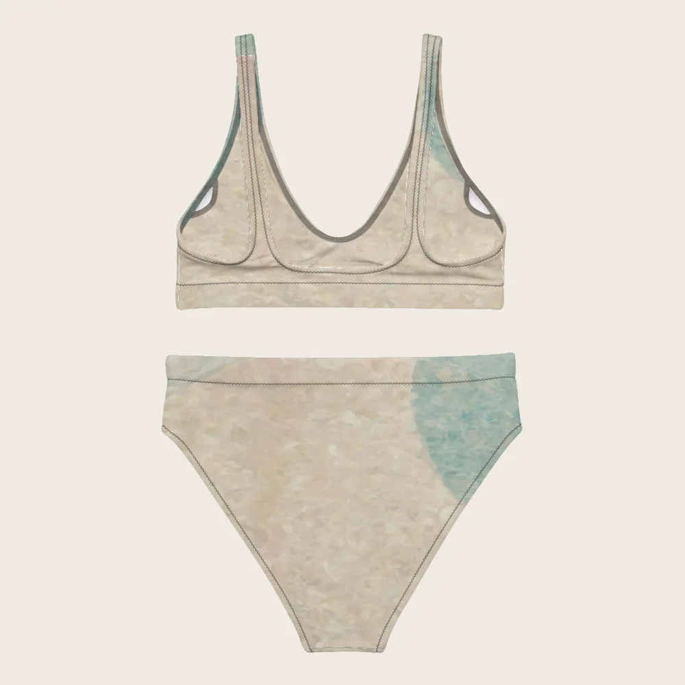 High-Waisted Bikini on model