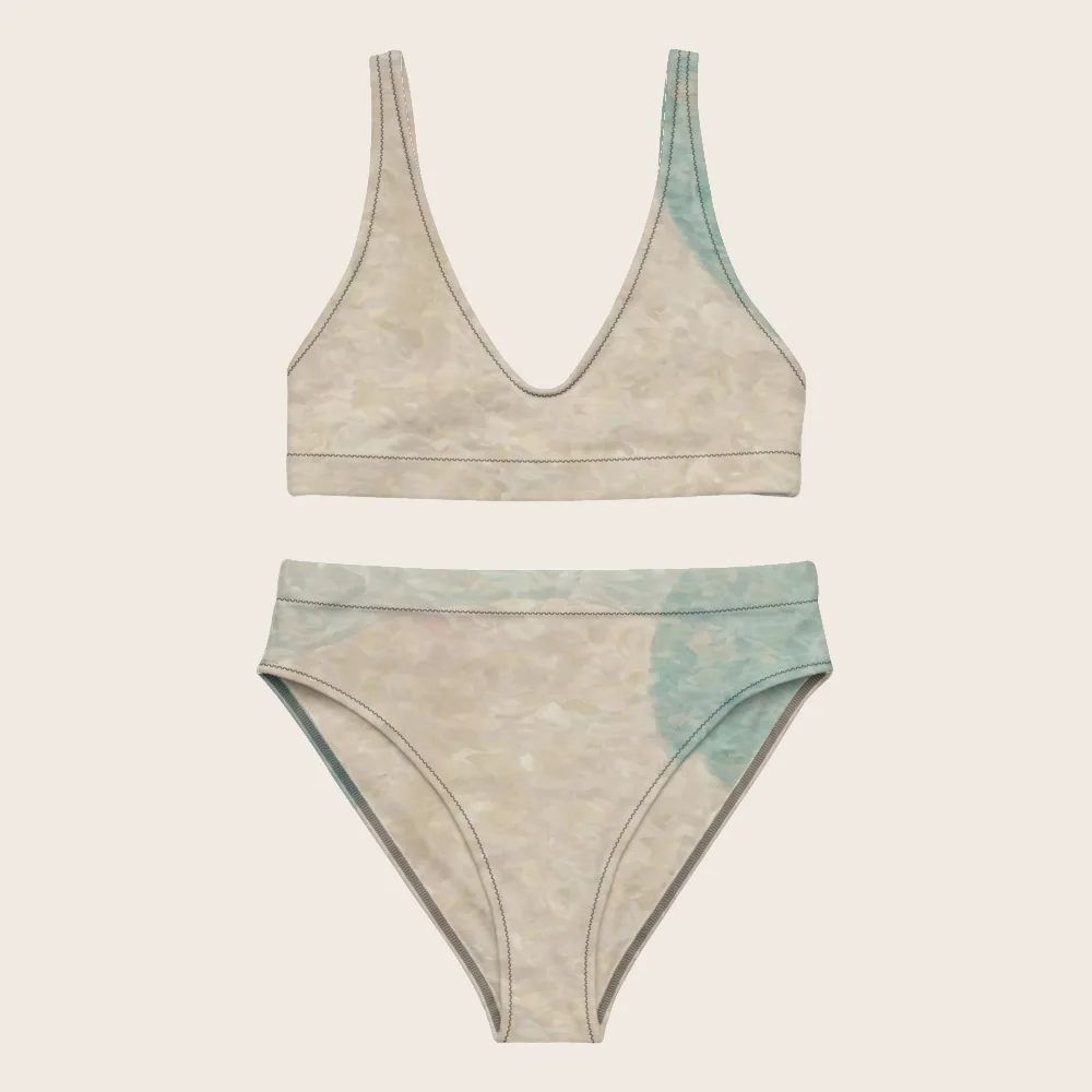 High-Waisted Bikini on model