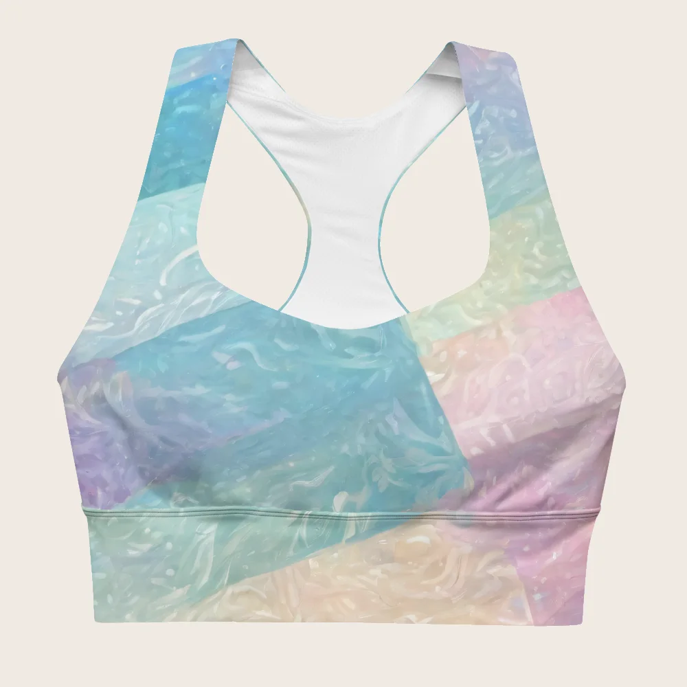 Longline Sports Bra on model
