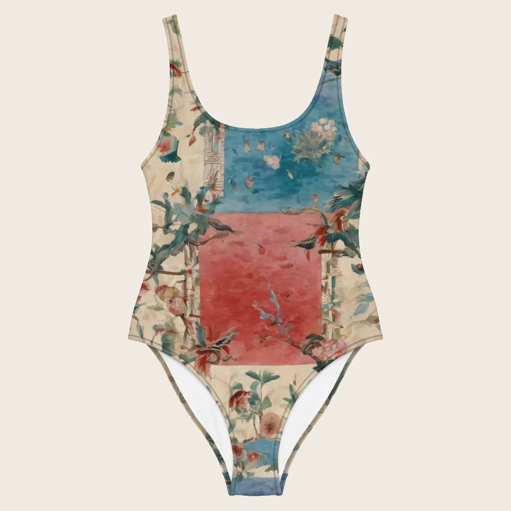 One-Piece Swimsuit on model