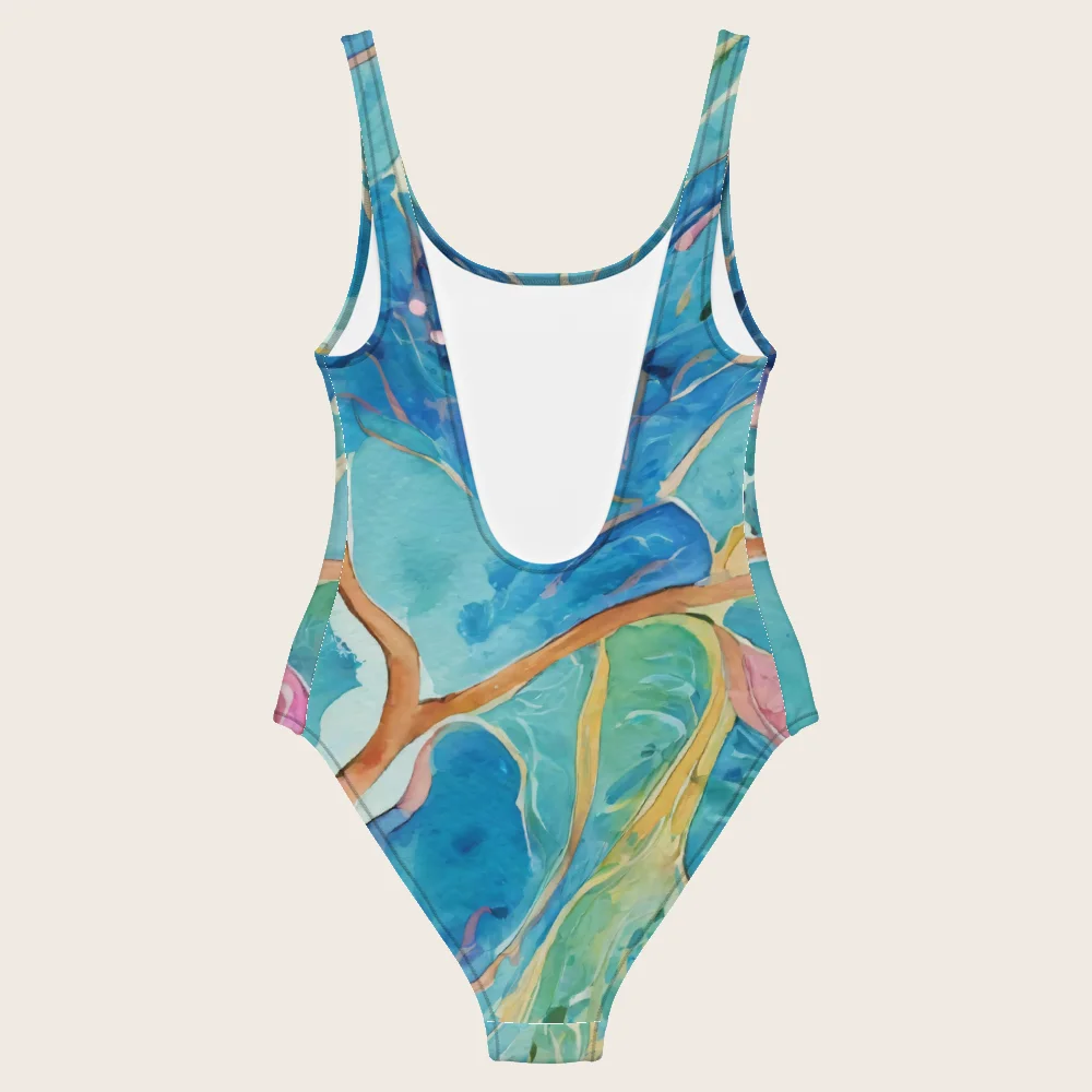 One-Piece Swimsuit on model